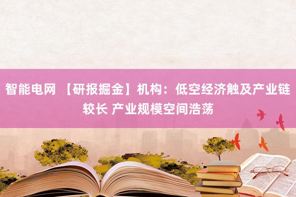 智能电网 【研报掘金】机构：低空经济触及产业链较长 产业规模